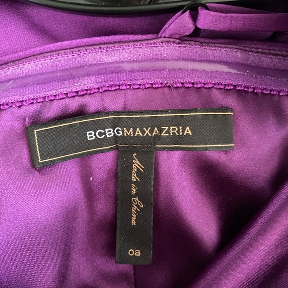 BCBG Maxazria one shoulder maxi dress - Picture 5 of 6